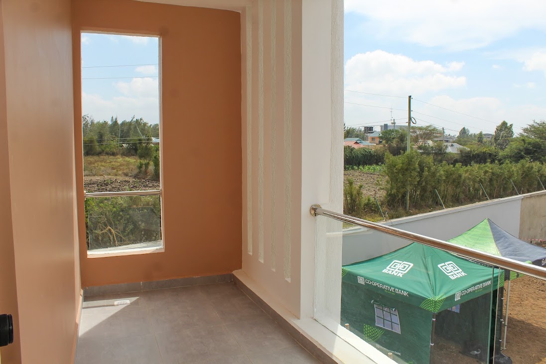 Balcony view overlooking Kiserian skyline